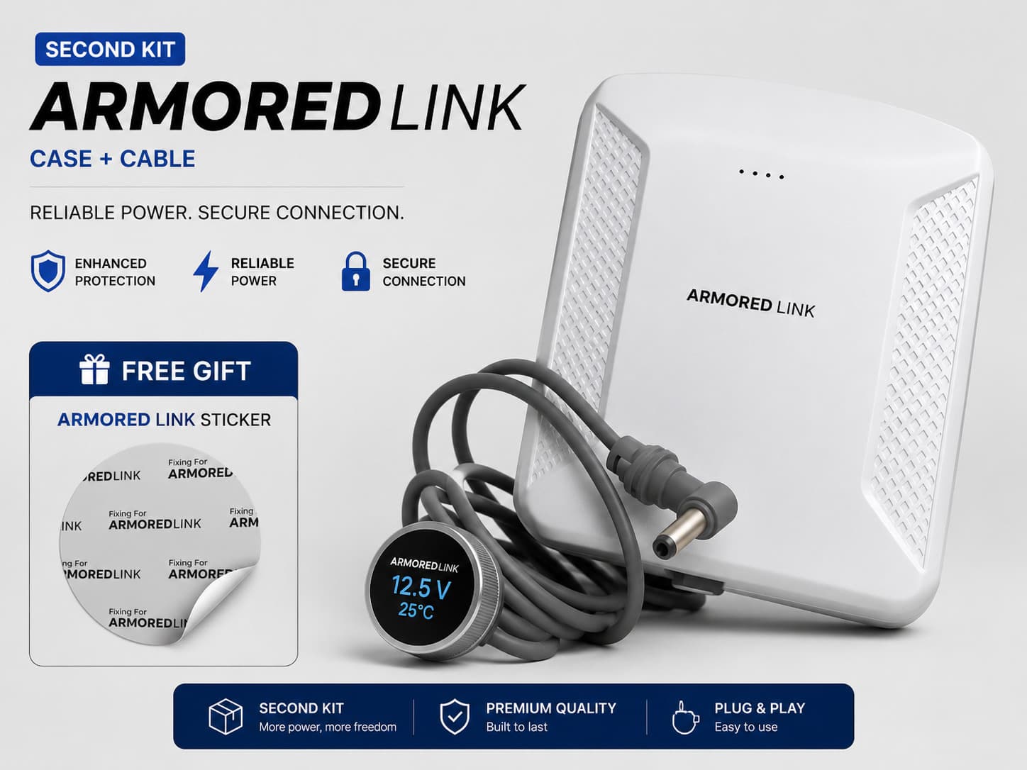 ARMORED LINK Case + Smart Cable Kit — 3